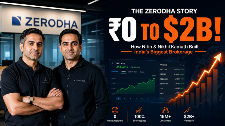 Zerodha Founder Story